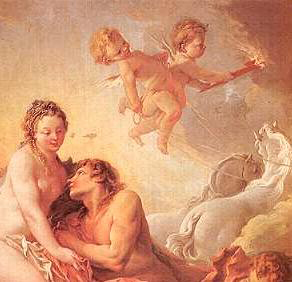 Aurora and Cephalus, detail